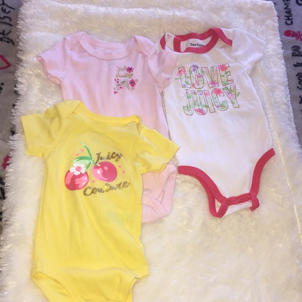 juicy couture baby onesies